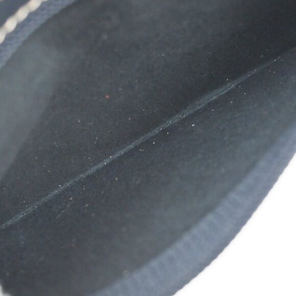 LOEWE Logo Anagram Shoulder Hand Tote Bag Leather Navy Blue GHW Spain - Picture 10 of 16